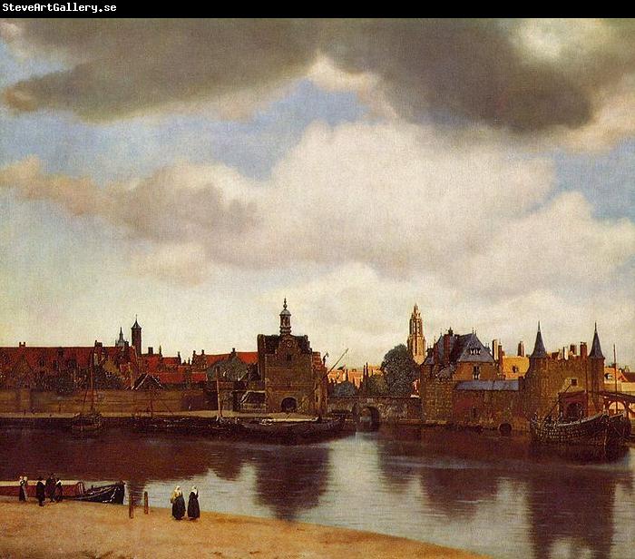 Johannes Vermeer View on Delft.